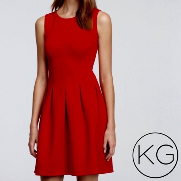 ann taylor loft red dress